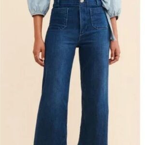 Anthropologie PILCRO High Rise Colette cropped